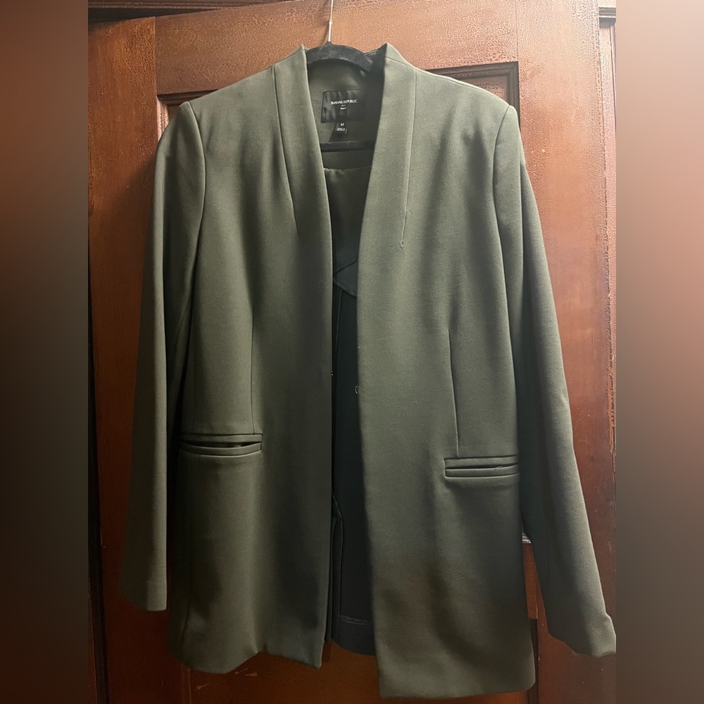 Banana Republic Dark Olive Blazer